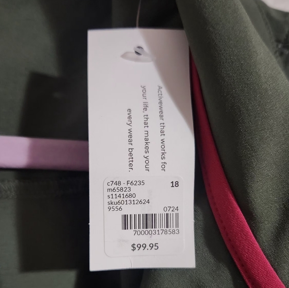 LIVI BY LANE BRYANT SIZE 18 ELEGANT Y BEAUTIFUL SLEEVELESS GREEN  JUMPSUIT - Picture 8 of 16